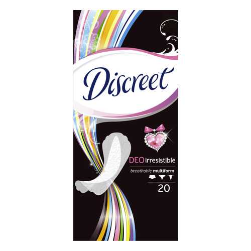 Прокладки Discreet ежедневные Deo Irresistible Multiform Single 20шт в Орифлейм