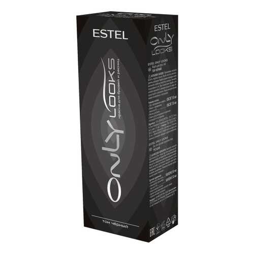 Краска для бровей Estel Professional Only looks Черный в Орифлейм