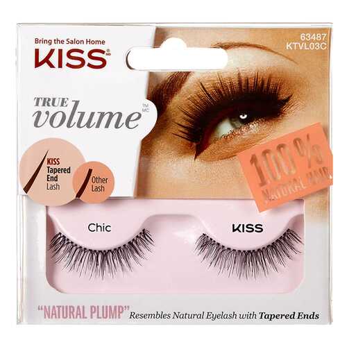 Накладные ресницы KISS True Volume Lash Chic (KTVL03C) 2 шт в Орифлейм