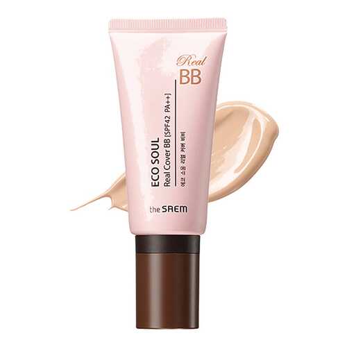 BB средство The Saem Eco Soul Real Cover BB 21 Light Beige 45 г в Орифлейм