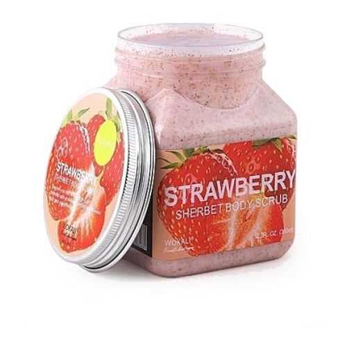 Скраб для тела Wokali Strawberry Sherbet Body Scrub Клубника 350 мл в Орифлейм