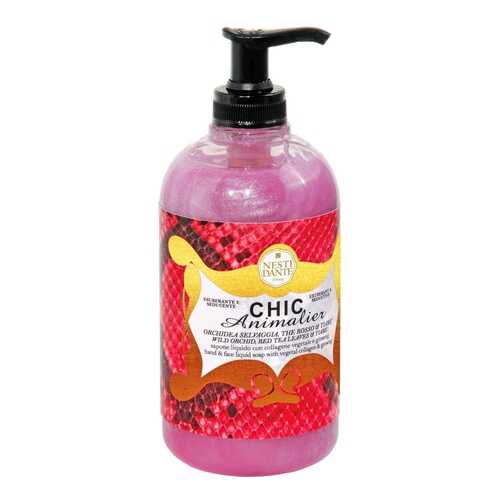 Жидкое мыло Nesti Dante Chic Animalier Red Liquid Soap 500 мл в Орифлейм