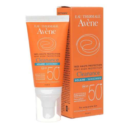 Солнцезащитное средство Avene Cleanance Solaire SPF 50 50мл в Орифлейм