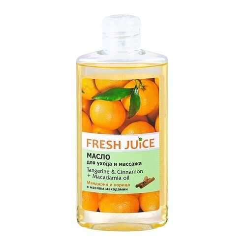 Масло для массажа Fresh Juice Tangerine&Cinnamon+Mac 150 мл в Орифлейм