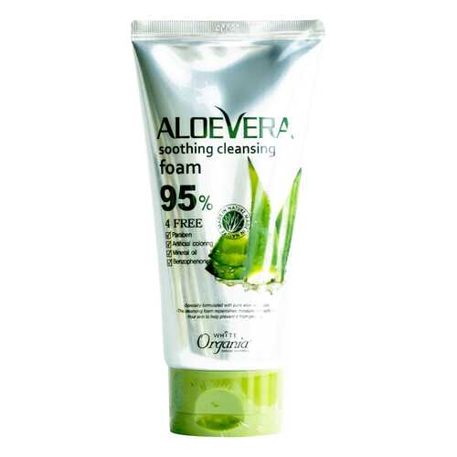 Пенка для умывания White Organia Aloe Vera Soothing Cleansing Foam 95% 130 г в Орифлейм