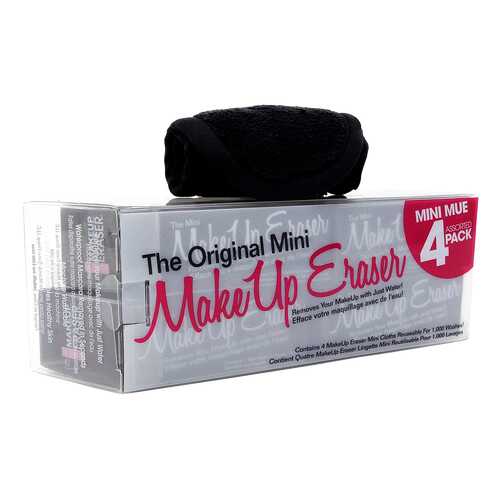 Средство для снятия макияжа MakeUp Eraser The Original Mini Black салфетки 4 шт в Орифлейм