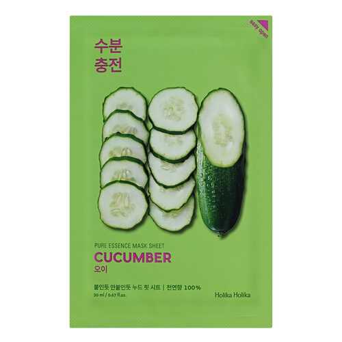 Маска для лица Holika Holika Pure essence Mask Sheet Cucumber 20 мл в Орифлейм