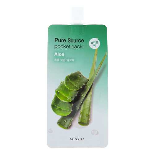 Маска для лица MISSHA Pure Source Pocket Pack - Aloe 10 мл в Орифлейм