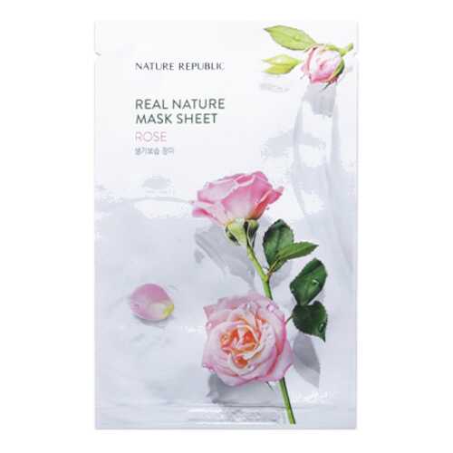 Маска для лица Nature Republic Real Nature Rose Mask Sheet 22 г в Орифлейм