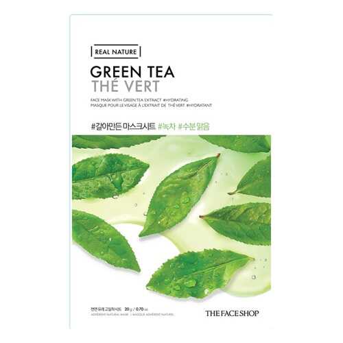 Маска для лица The Face Shop Real Nature Green Tea Face Mask 20 г в Орифлейм