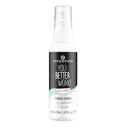 Спрей для лица essence You better work! для фиксации макияжа 50 мл в Орифлейм