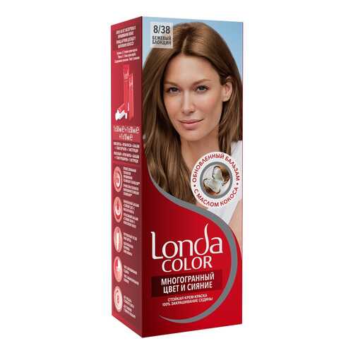 Краска для волос Londa Color 8/38 Бежевый блондин 110 мл в Орифлейм