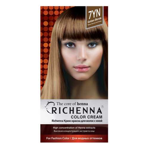 Краска для волос RICHENNA Color Cream 7YN Golden Blonde в Орифлейм