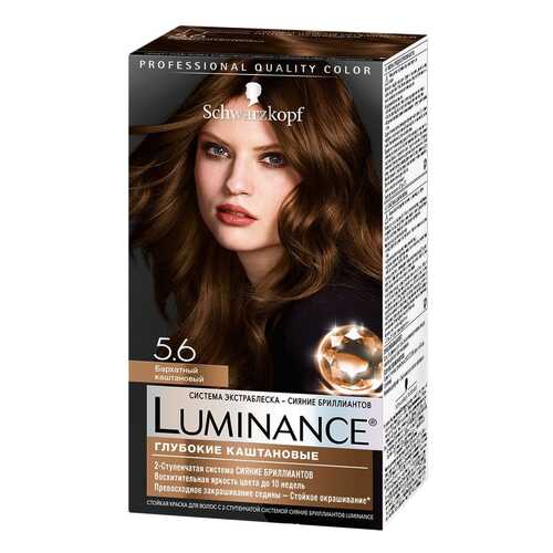 Краска для волос Schwarzkopf Luminance Color тон 5.6 Бархатный каштановый 165 мл в Орифлейм