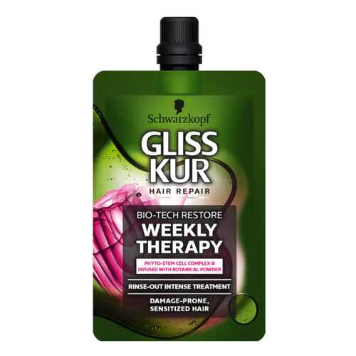 Schwarzkopf Gliss Kur Bio-Tech Restore Weekly Therapy Rinse-Out Intense Treatment в Орифлейм